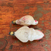 Two figural frog and bird Christmas bulbs