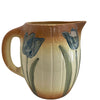 Farmhouse style Roseville pitcher, "Tulips" design (c early 1900s)